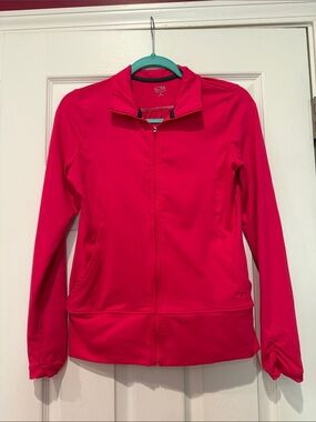 Champion Women's Zip-Up Athletic Jacket in Hot Pink